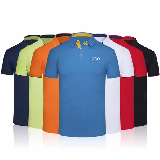 Custom Design Your Own Brand Polo Shirt Short Sleeve Quick Dry T-Shirts